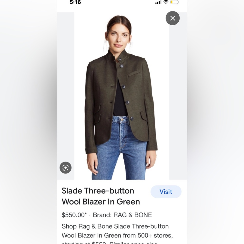 Rag & Bone Slade Blazer(GUC)